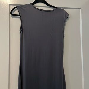 H&M gray stretchy dress